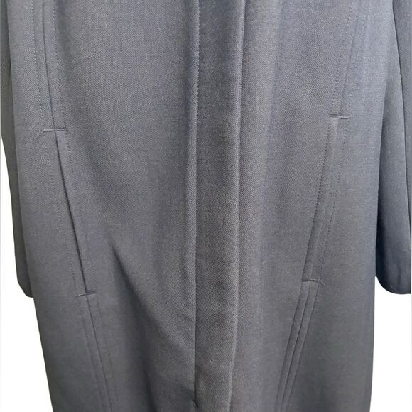 Lands’ End Cobalt Blue Full Length Wool Blend Coat Size 18R - Picture 7 of 7